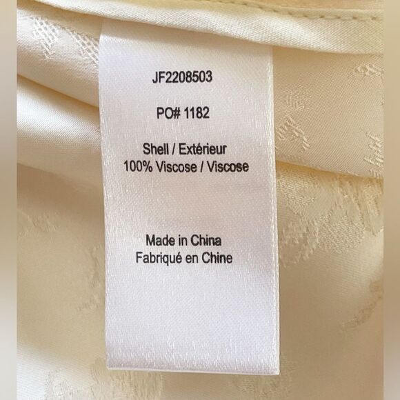 JASON WU IVORY LACE TRIMMED JACQUARD SKIRT. 6. NWT - Picture 7 of 11